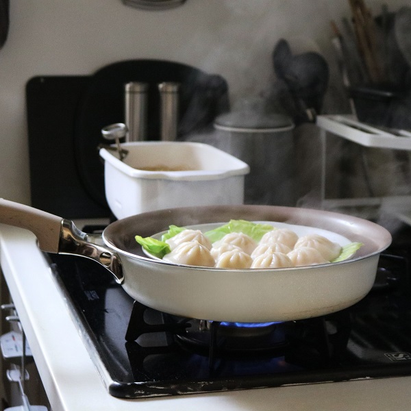 bon moment 毎日使いたくなる そのまま食卓へ運べる 陶器の蒸し皿 美濃焼／ボンモマン