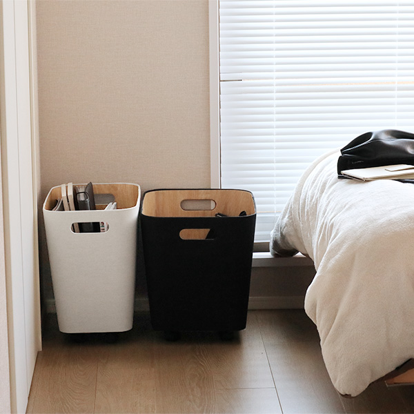 bon moment 荷物の一時置きに キャスター付き収納 ワイドタイプ／ボンモマン【予約商品】