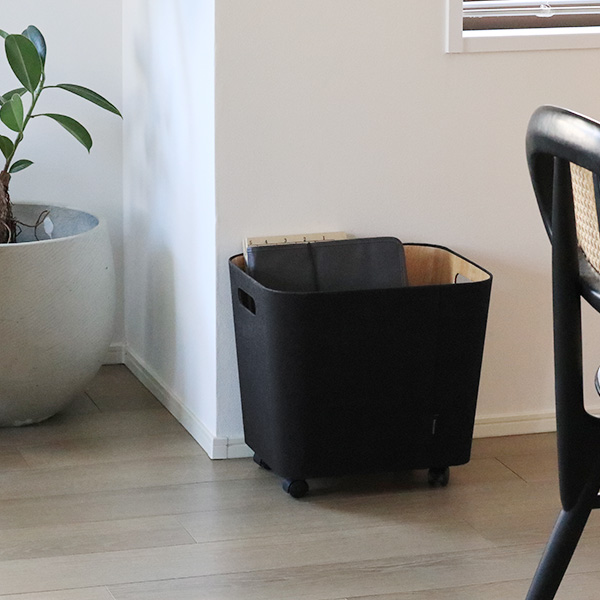 bon moment 荷物の一時置きに キャスター付き収納 ワイドタイプ／ボンモマン【予約商品】