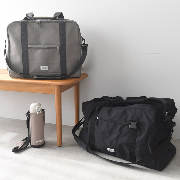 kukka ja puu リュックにもなる 3WAY ボストンバッグ 42L 修学旅行 小学生 旅行 キャンプ 合宿 トラベル／クッカヤプー
