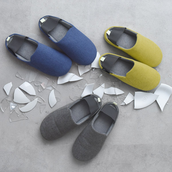 bon moment 普段の備えに 防災スリッパ 踏み抜き防止／ボンモマン