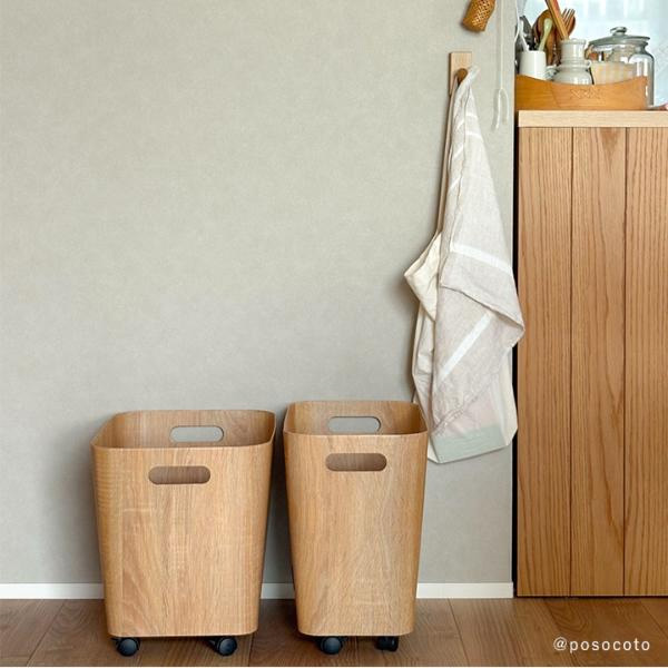 bon moment 荷物の一時置きに キャスター付き収納 ワイドタイプ／ボンモマン【予約商品】