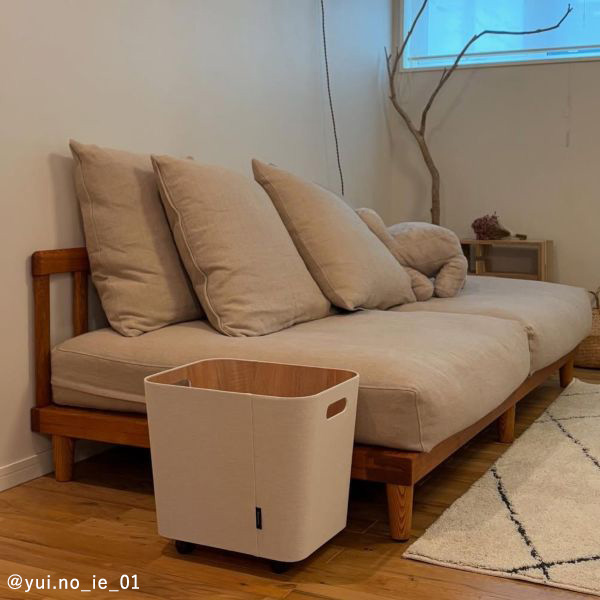 bon moment 荷物の一時置きに キャスター付き収納 ワイドタイプ／ボンモマン【予約商品】