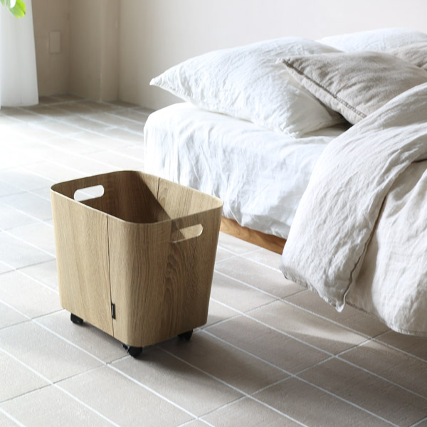 bon moment 荷物の一時置きに キャスター付き収納 ワイドタイプ／ボンモマン【予約商品】