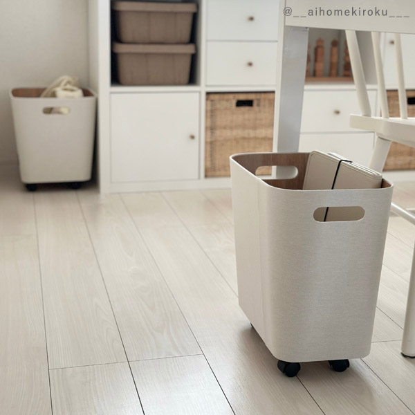 bon moment 荷物の一時置きに キャスター付き収納 ワイドタイプ／ボンモマン【予約商品】