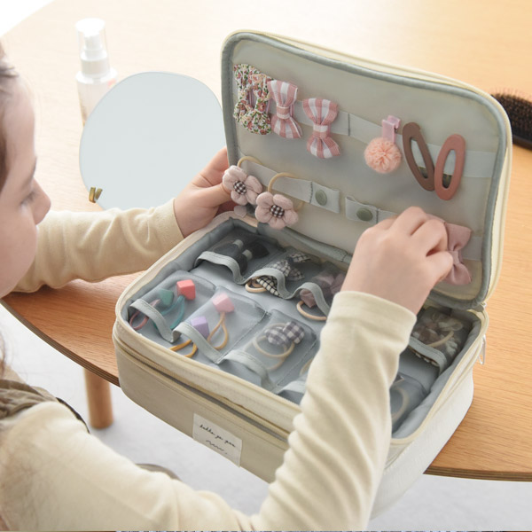 kukka ja puu 整理＆持ち運びしやすい ヘアアクセサリーボックス ヘアアクセ アクセサリー 収納／クッカヤプー【予約商品】