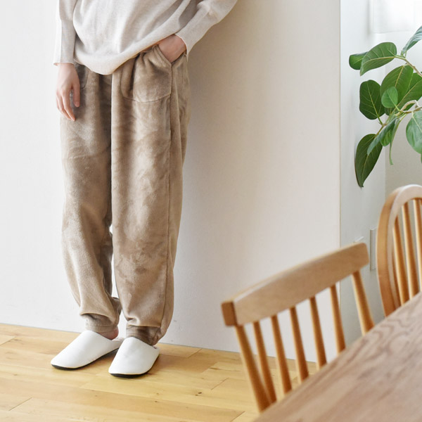 bon moment 軽くてあったかい はく毛布 ルームパンツ マイクロファイバー 着る毛布 レディース メンズサイズ／ボンモマン（10％OFF）