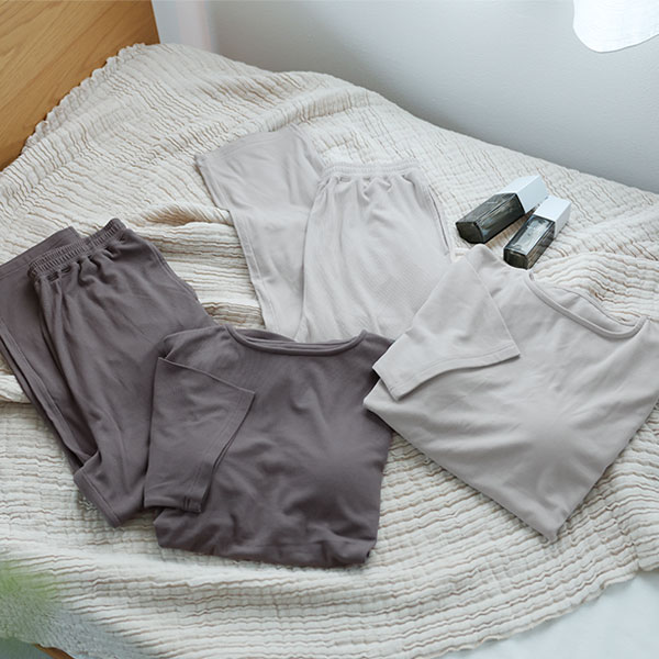 REKASYS[R]×bon moment 疲労回復ウェア リカバリーウェア リカバリートップス カップ付き 半袖 リカバリーパンツ 一般医療機器／ボンモマン【送料無料】