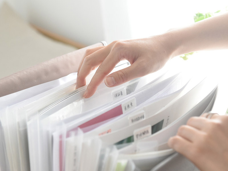 もう迷わない！シーン別、書類ケースの収納法