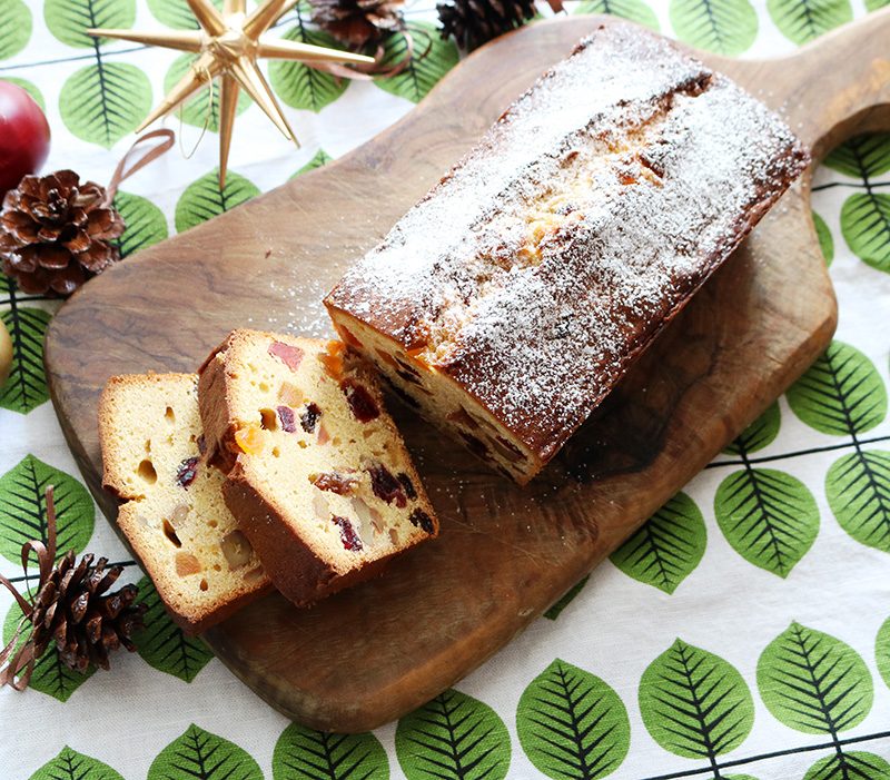 クリスマスに作ろう！シュトーレン風パウンドケーキ