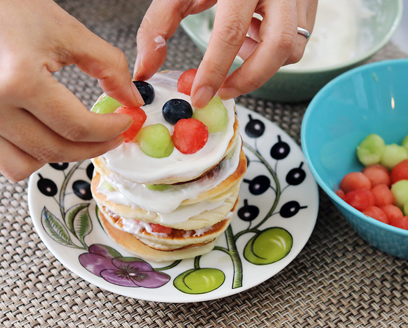 ホットケーキミックスを使いこなそう第1回 ちょっと特別なパンケーキタワーを作ろう アンジェ日々のコラム