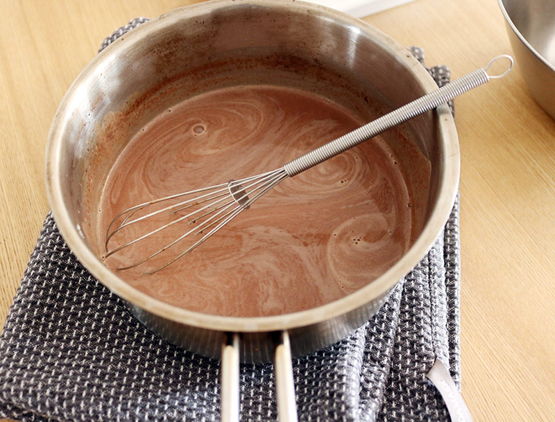 お菓子作り初心者さんにも◎混ぜて冷やすだけ「なめらか濃厚チョコプリン」