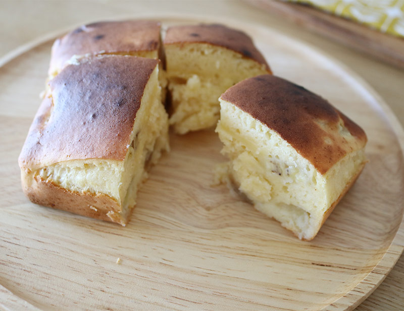 トースターで簡単！セラベイクで作る厚焼きパンケーキの朝ごはん