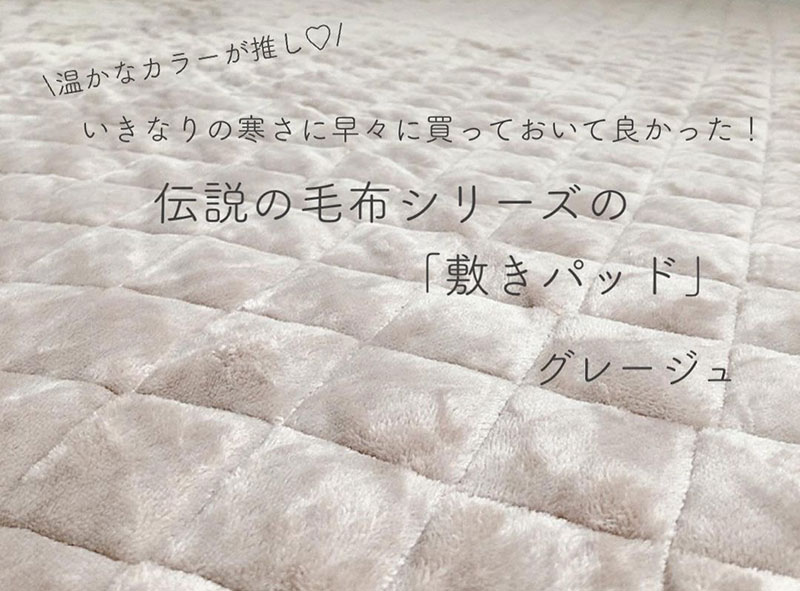 2021年も登場！累計39万枚「伝説の毛布」インスタグラマーさん達の使用レポ【第2弾】