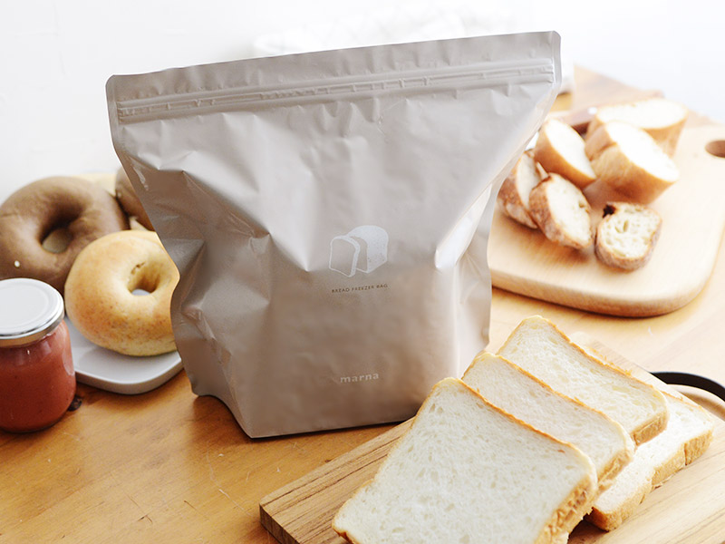 ＜新発売＞パン好きさんの夢が叶う、1斤すっぽり美味しさキープできる「冷凍保存袋1斤サイズ」登場