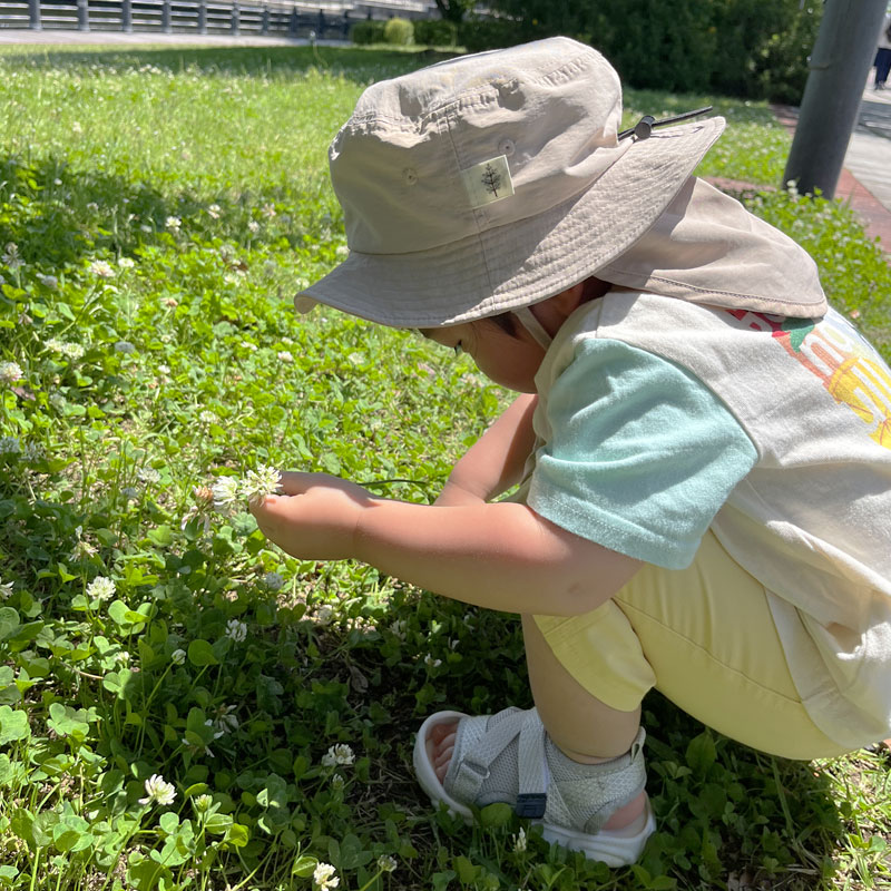 帽子を嫌がる子もお気に入り。もう手離せない！熱中症対策に、クッカヤプーのキッズ帽子