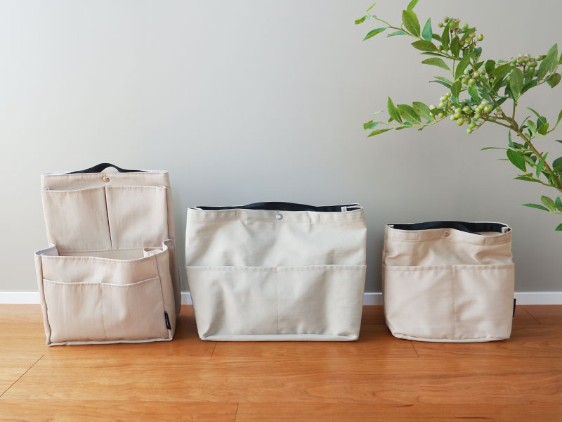 人気の「深型バッグインバッグ」に新型登場！選べる3タイプを徹底比較