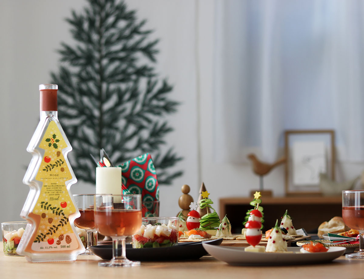 クリスマスを楽しもう！食卓を彩る器や「サンタ＆クリスマスカラーの前菜」たち