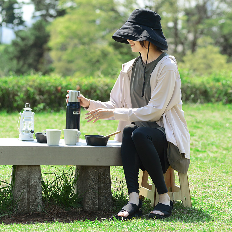 夏休みの日焼け対策・オシャレに「アメリ  ストローハット」