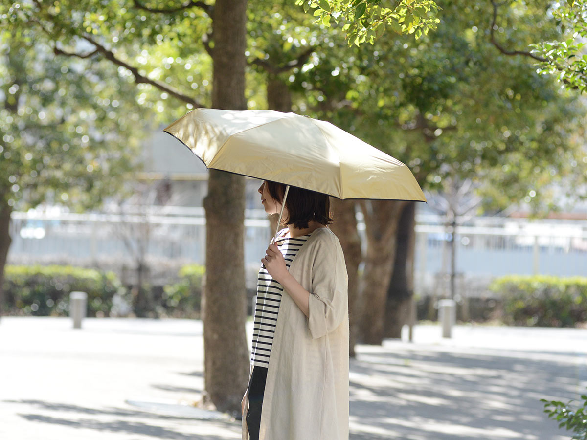 折り畳めばスマホサイズに！日差しも急な雨も安心、家族みんなの「ボンモマン　晴雨兼用傘」