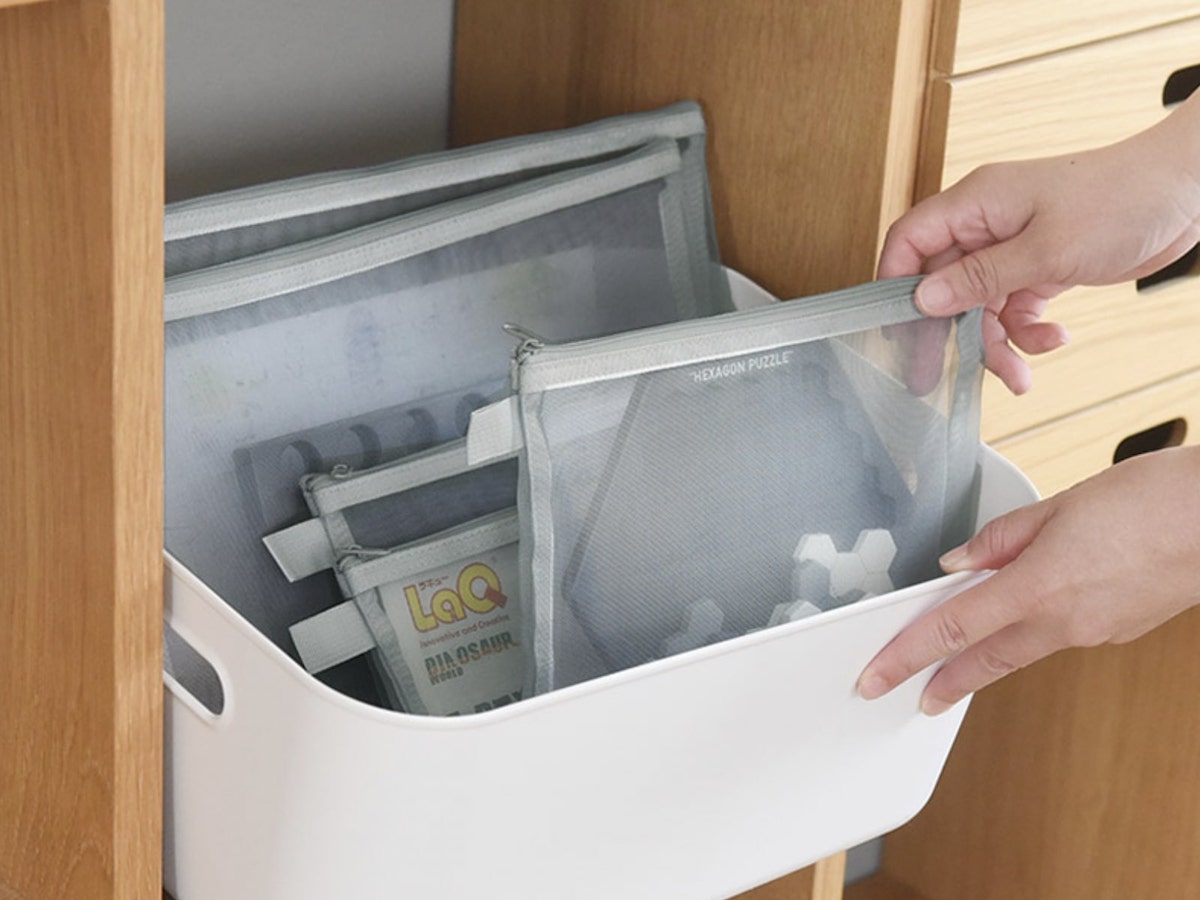 おもちゃ収納の見直しに！中身が見える＆並べる収納で、子どもとの暮らしもすっきり片付く