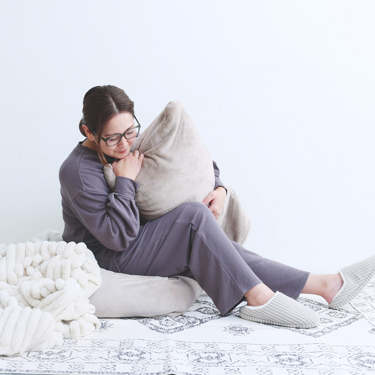 今季No.1の癒されパジャマ。ふわっとろっと包まれる、その心地よさにスタッフも続々虜に！