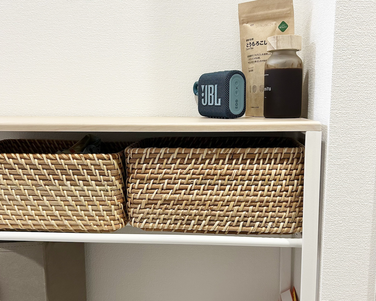 【単身・マンション・戸建て】ライフスタイル別、スタッフのリアルレポ『奥行き19.5cmシェルフ』をここで使いました