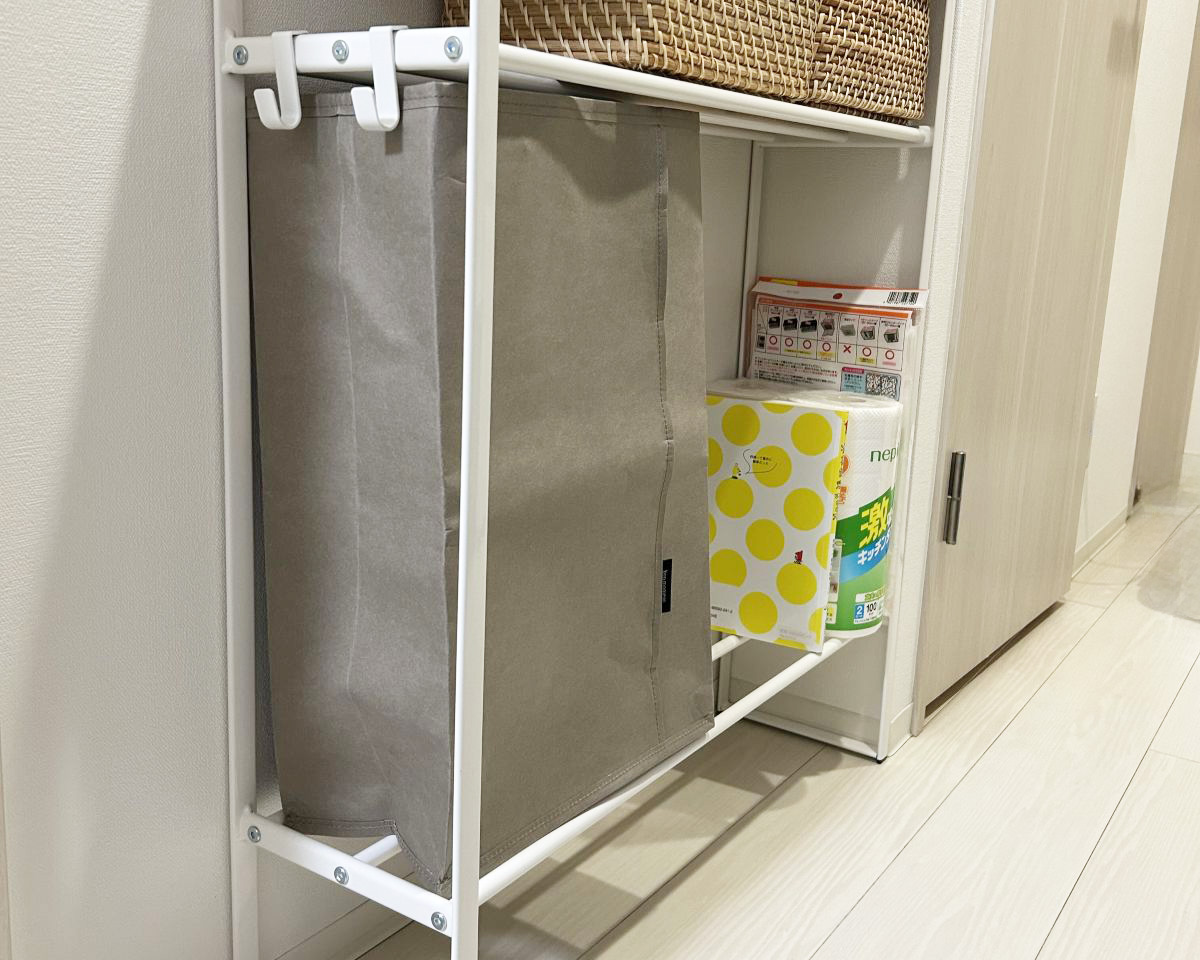 【単身・マンション・戸建て】ライフスタイル別、スタッフのリアルレポ『奥行き19.5cmシェルフ』をここで使いました