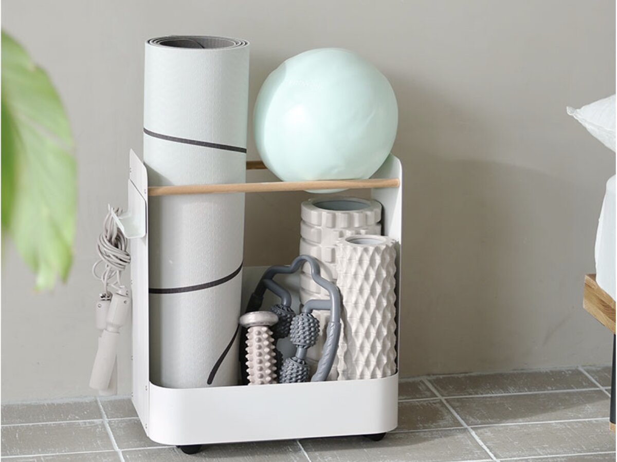 家電の目隠し収納にも◎宅トレ道具だけじゃない「フィットネス収納」活用術【インスタグラマーさんのもの選び】