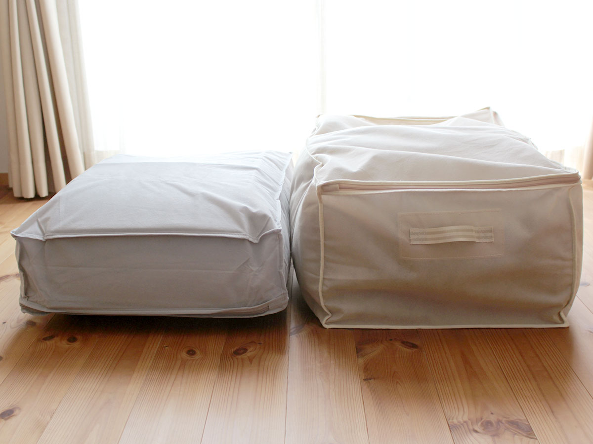 布団の衣替えをラク家事化。冬寝具スッキリ、立て置きできる布団収納ケース
