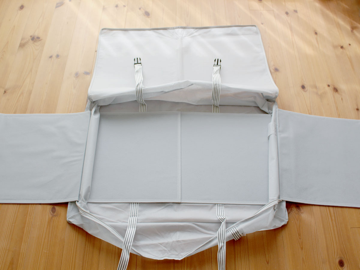 布団の衣替えをラク家事化。冬寝具スッキリ、立て置きできる布団収納ケース