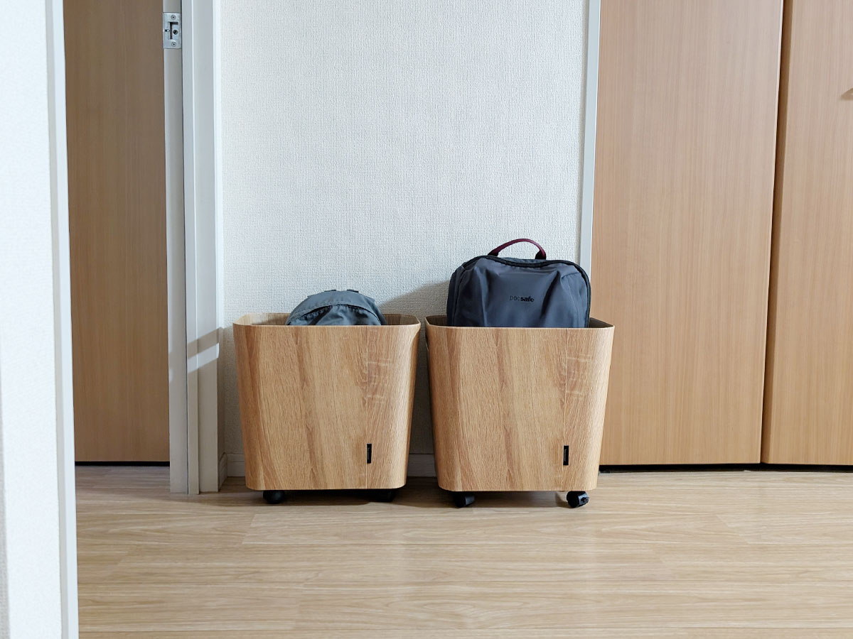 賃貸でも取り入れやすい「スリム」タイプで整う！夫婦二人暮らしの「キャスター付き収納」使用レポ