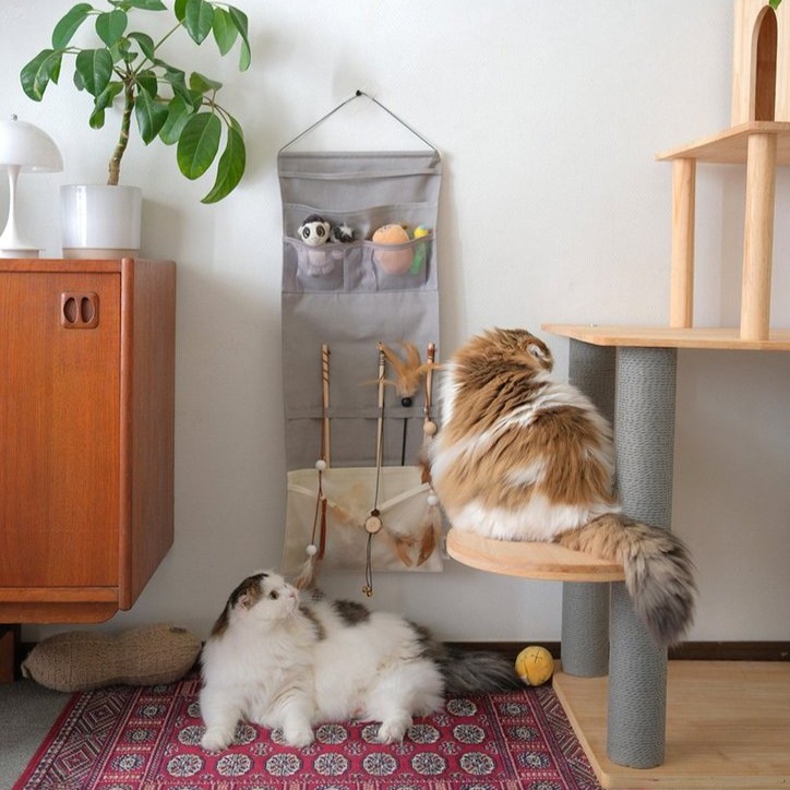 収納しずらい“猫じゃらし”のごちゃつきは専用収納で解決！愛猫家インスタグラマーさんの「おもちゃ」＆「ケアグッズ」収納術