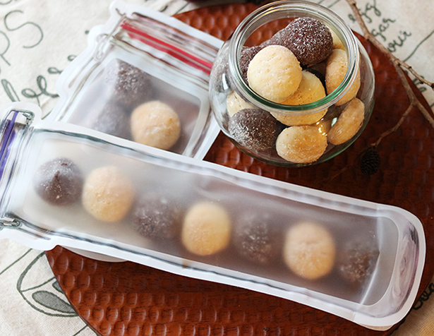 バレンタインレシピ2 ほろほろ食感 2色のスノーボール アンジェ日々のコラム